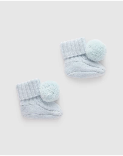 Purebaby - Cashmere Booties -Kids-Babies