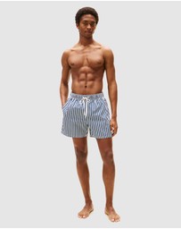 Tommy Hilfiger - Medium Drawstring Print Swim Shorts