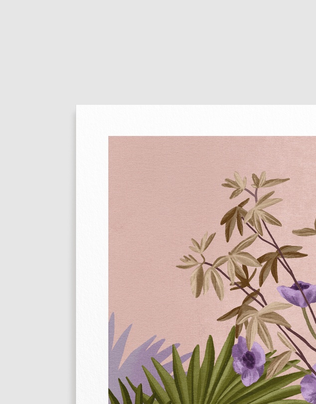 Olive et Oriel - Lilac Summer by Goed Blauw Art Print