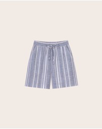 IDA+S - Cecilia Linen High Waisted Shorts
