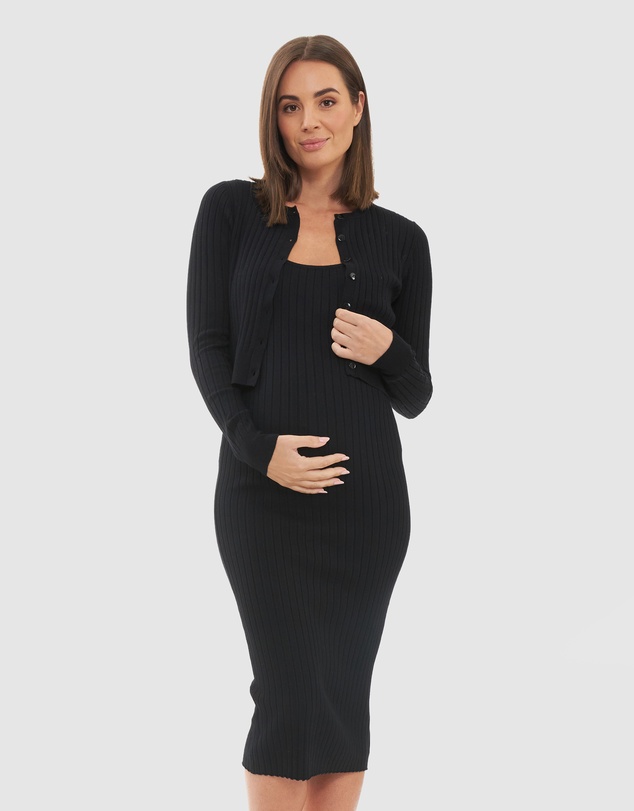 Ripe Maternity - Carmen Rib Knit Dress