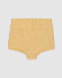 Zulu & Zephyr Mini - Mini Stripe Rib Boy Shorts - Kids