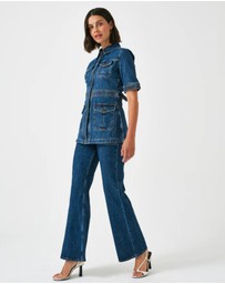 Seventy + Mochi Denim - Ani Jacket in Voyager Vintage