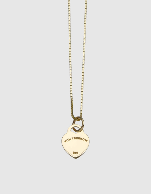Von Treskow - Box Chain VT Heart Necklace