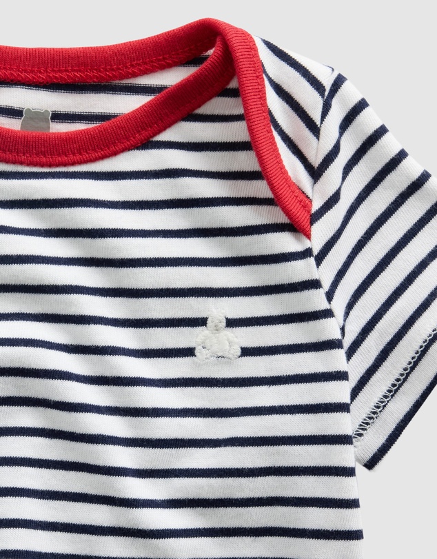 GAP - Trim Jersey SS FF Single Bodysuit - Babies