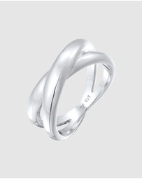 Elli Jewelry - Ring Cross Design 925 Sterling Silver