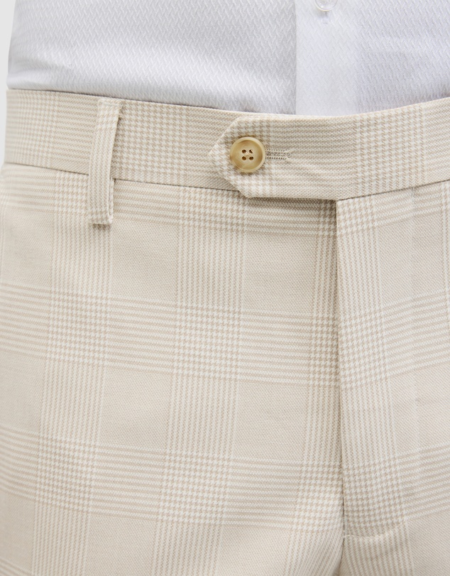 Politix - Prince Of Wales Check Tailored Suit Pant