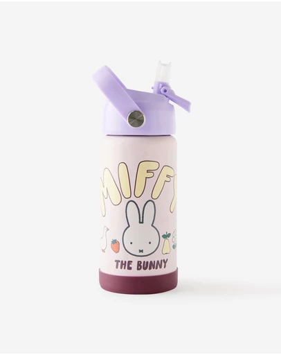 Cotton On Kids - Miffy Kids Flip & Flow Drink Bottle