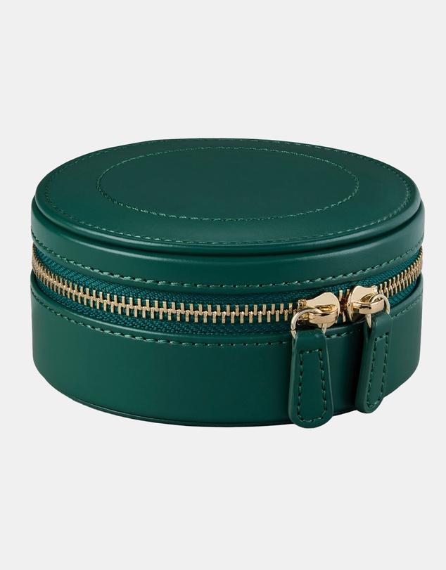 Wolf - WOLF Sophia Round Zip Case Forest Green Fruit Botanical