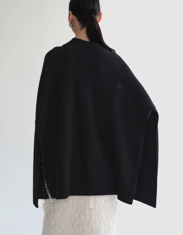 Source Unknown - Noa Wool Cape Sweater