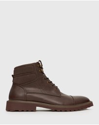 Betts - Niko Cap Toe Lace Combat Boots