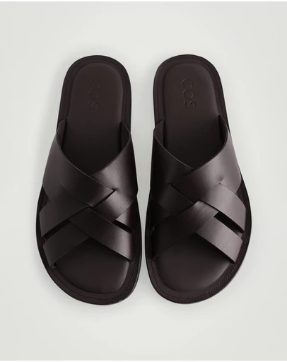 COS - Woven Leather Sandals - Men's