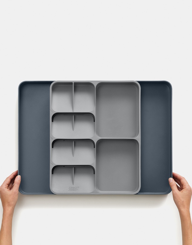 Joseph Joseph - DrawerStore™ Expanding Cutlery, Utensil & Gadget Organiser (Grey)