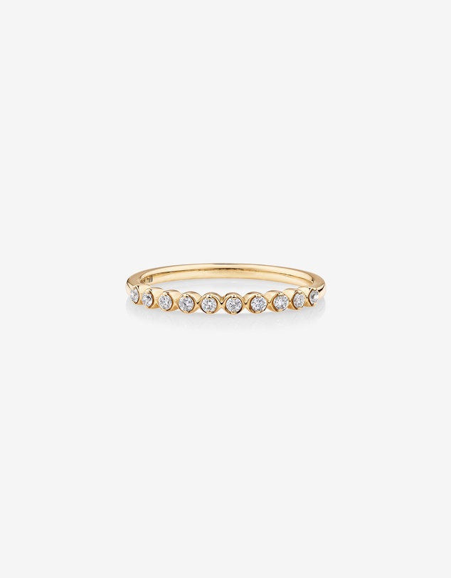 Michael Hill - Wedding Ring with 0.15 Carat TW Diamonds in 14kt Yellow Gold
