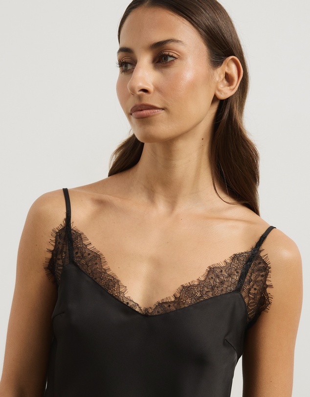 Atmos&Here - Pearl Cami & Shorts Lace Trim Sleep Set