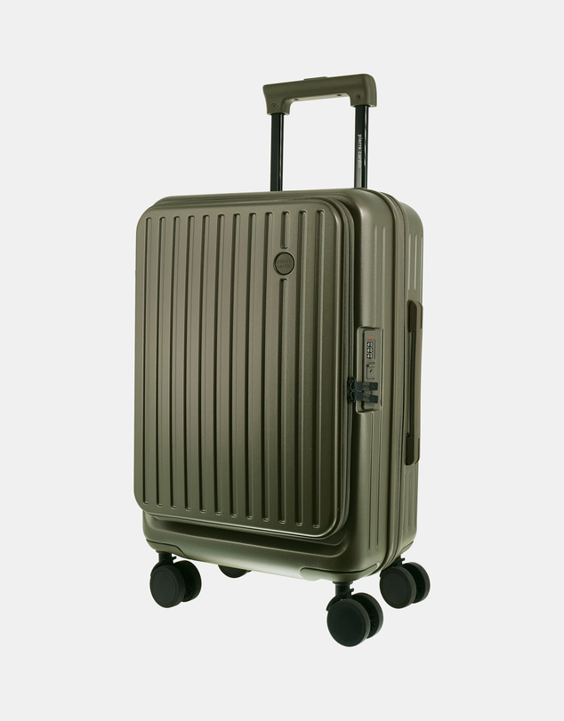 Pierre Cardin - Pierre Cardin Front-Opener Hard Shell Medium and Cabin 2-Piece Set Bundle