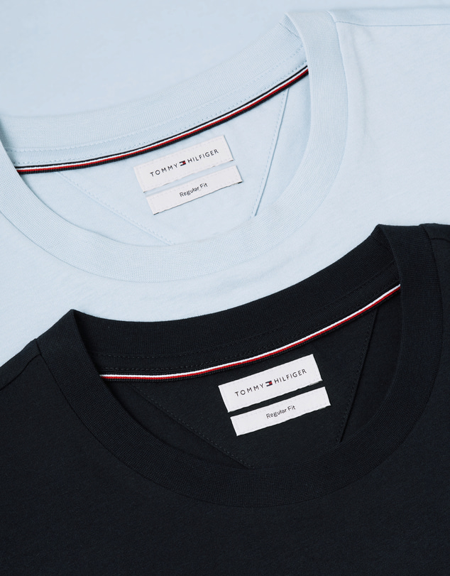 Tommy Hilfiger - 2-Pack Stacked Logo Jersey T-Shirts