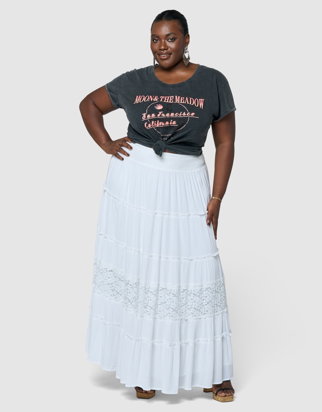 The Poetic Gypsy - Vintage Vixen Maxi Skirt