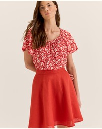 Review - Norah Linen Mini Skirt