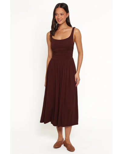 Petal & Pup - Loxley Midi Dress - Brown