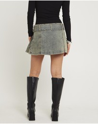 Insight - Autry Pleat Mini Skirt