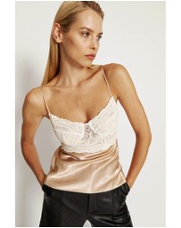 Bardot - Tzariana Satin Lace Cami