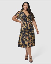 Sunday In The City - Night Riot Midi Dress