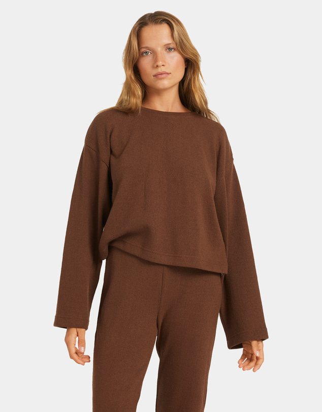 Roxy - Womens Stay Cozy Long Sleeve T-Shirt