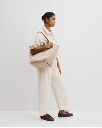 Country Road - Stripe Knit Shopper