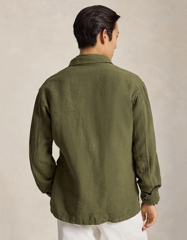 Polo Ralph Lauren - Linen Utility Overshirt - ICONIC EXCLUSIVE
