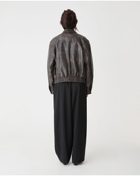 Forcast - Ada Faux Leather Bomber Jacket