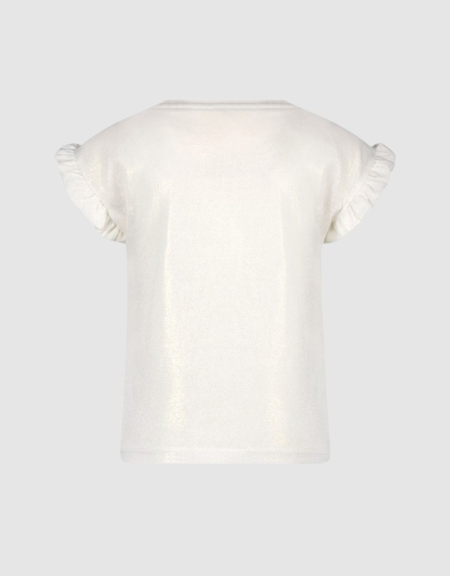 Like FLO - Metallic Ruffle Sleeve Tee - Kids-Teens