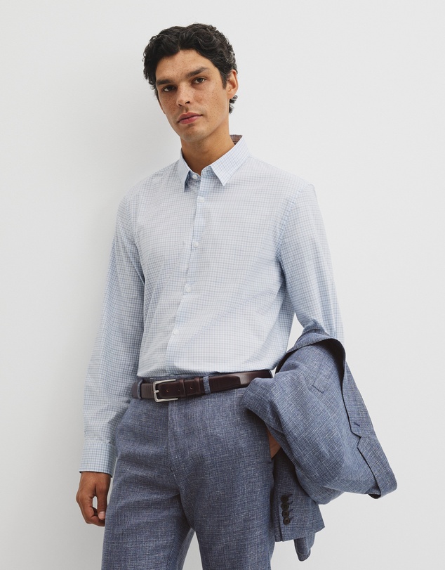 Country Road - Slim Fit Cut & Sew Check Shirt