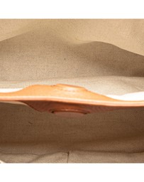 Pre-Loved by Azura Reborn - Pre-Loved Small Calfskin Bamboo Shopper Satchel