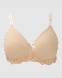 Royce Lingerie - Georgia Wirefree T-Shirt Style Mastectomy Bra with Cotton & Lace