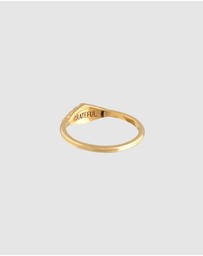 Haze & Glory - ICONIC EXCLUSIVE - Ring Gratitude 375 Yellow Gold
