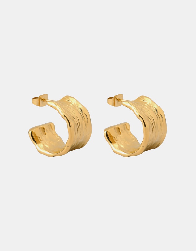 Zoe Olivia - Waterproof Textured Stud Hoops
