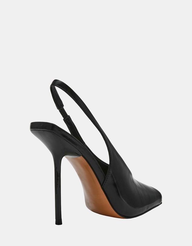 Steve Madden - Lucian Black Leather Heels