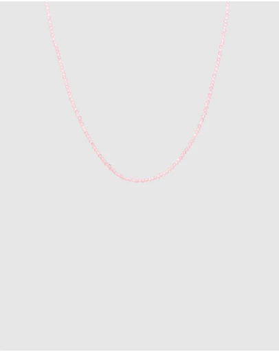 Elli Jewelry - Necklace Quartz Beaded Summer 925 Sterling Silver Gold-Plated