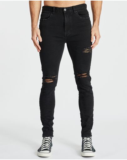 Destroyed Washed Black