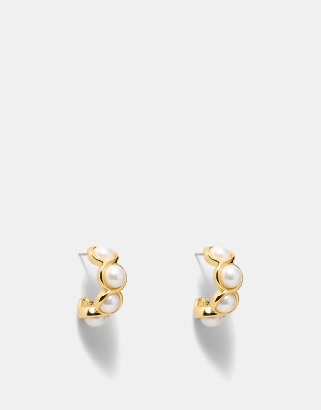 MIMCO - Jovie Pearl Hoop Earrings