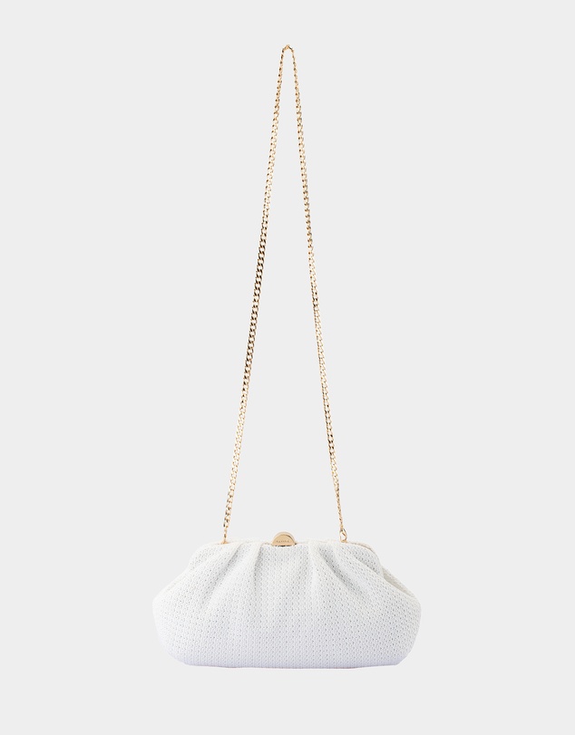 Olga Berg - Oriana Woven Clutch