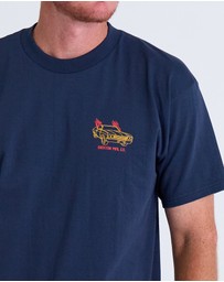 Brixton - Flaming Wheels Short Sleeve Tee
