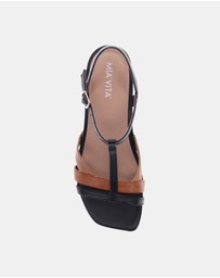 Mia Vita - Yass Heeled Sandal - Black Multi