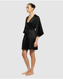 GINIA - Silk Wrap Gown