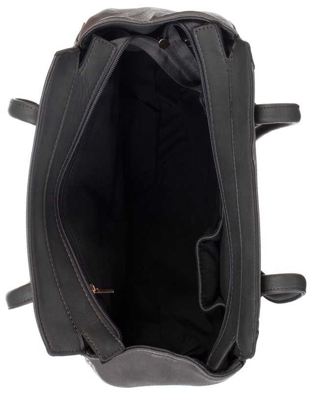 Zalora - Tonal Coloured Bag With Front Zipper Pocket & Tassel