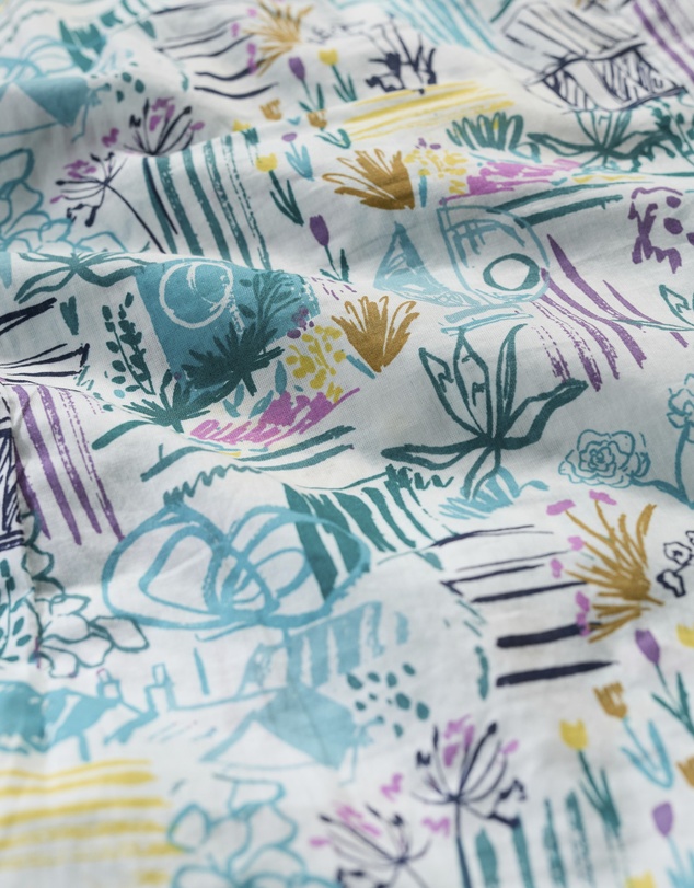 Seasalt - Seasalt Cornwall Multi Rushmaker Short Sleeve Shirt