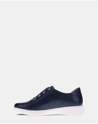 Mia Vita - Bingo Elastic Lace Sneaker - Navy