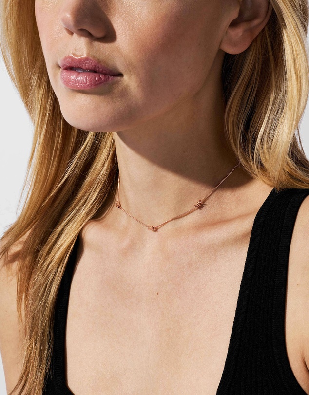 Michael Kors - Premium Rose Gold Tone Tone Necklace