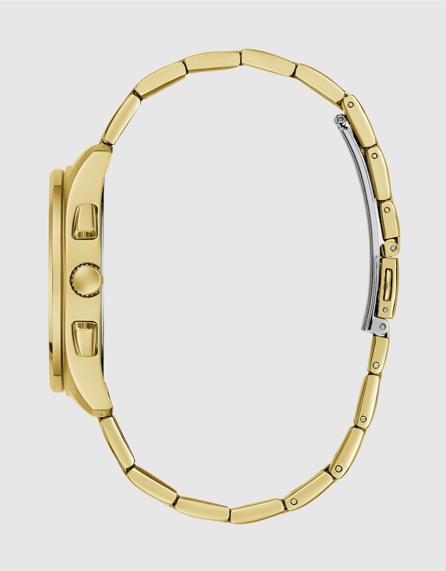 GUESS - GUESS Men's Gold-Tone Multifunction Watch